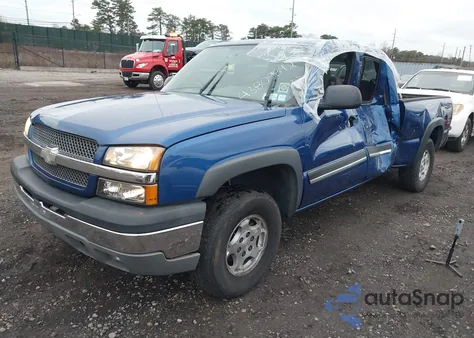 2004 Chevrolet Silverado 1500 Z71 из США, поврежденный, VIN 1GCEK19T54E189837